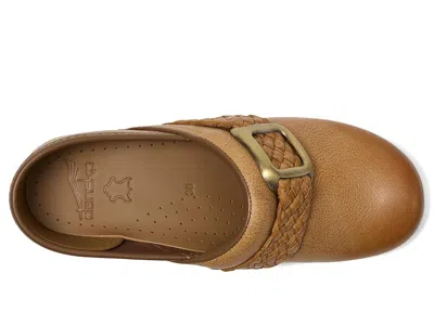 Dansko Pro Braided Clogs In Brown