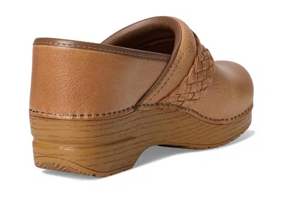 Dansko Pro Braided Clogs In Brown