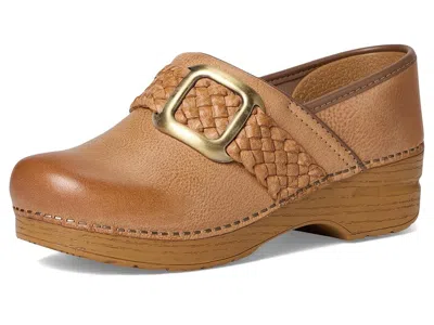 Dansko Pro Braided Clogs In Brown