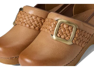 Dansko Pro Braided Clogs In Brown