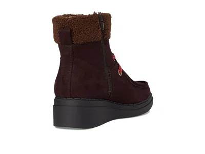 Lifestride Devon Wedge Winter Boot In Burgundy