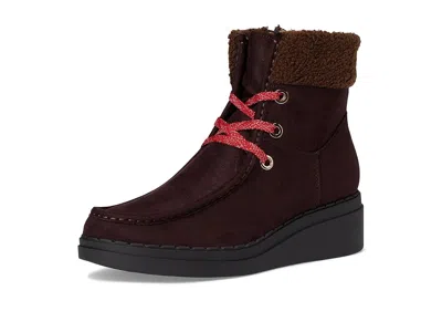 Lifestride Devon Wedge Winter Boot In Burgundy
