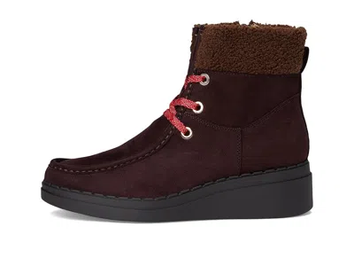 Lifestride Devon Wedge Winter Boot In Burgundy