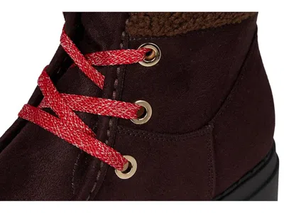 Lifestride Devon Wedge Winter Boot In Burgundy