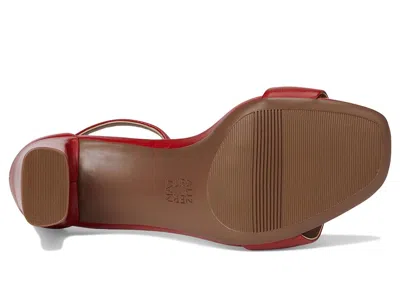 Naturalizer Joy Ankle Strap Sandal In Red