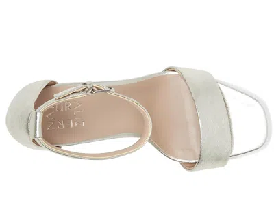 Naturalizer Joy Ankle Strap Sandal In Silver