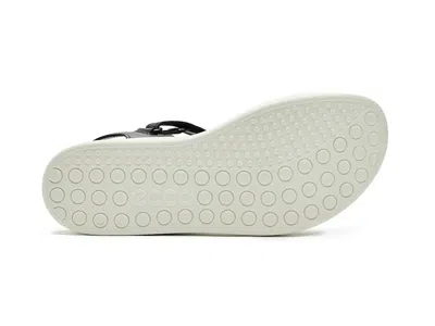 Ecco Soft Two Strap Sandal In Black