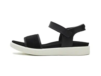 Ecco Soft Two Strap Sandal In Black