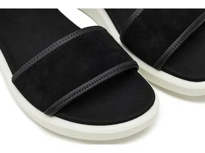 Ecco Soft Two Strap Sandal In Black