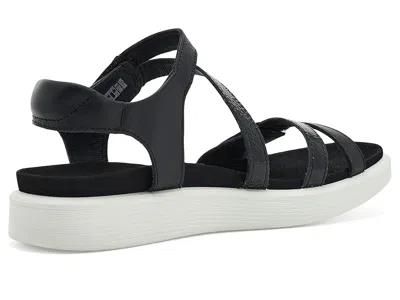 Ecco Soft Three Strap In Black