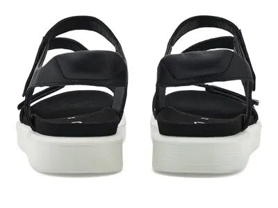 Ecco Soft Three Strap In Black