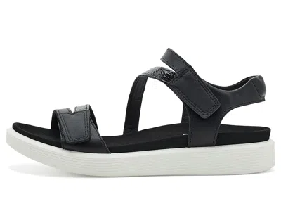 Ecco Soft Three Strap In Black
