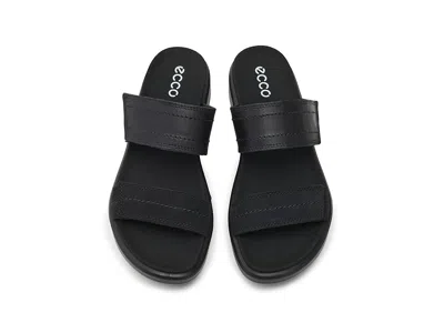 Ecco Soft Mule Sandal In Black
