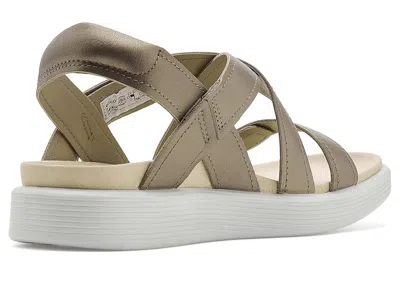 Ecco Soft Cross Strap Sandal In Brown