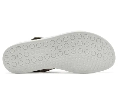 Ecco Soft Cross Strap Sandal In Brown