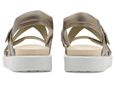 Ecco Soft Cross Strap Sandal In Brown