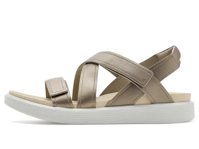 Ecco Soft Cross Strap Sandal In Brown
