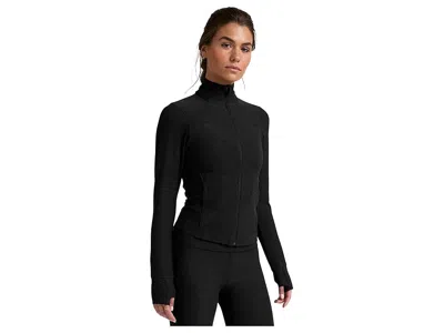Beyond Yoga Spacedye Trails Active Jacket In Black