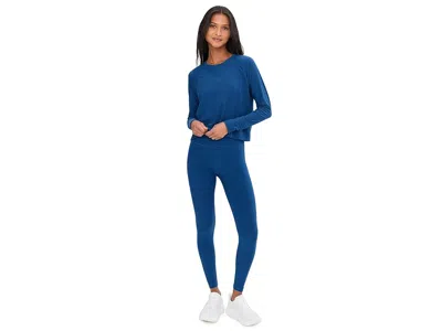 Beyond Yoga Featherweight Daydreamer Pullover In Blue