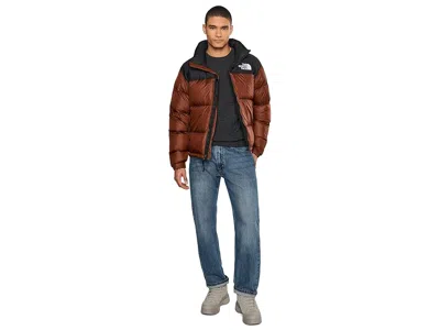 The North Face Brown Color Block High Neck Jacket