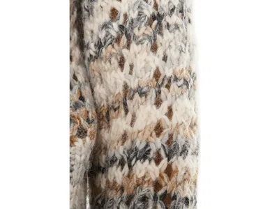 Madewell Fawn Open Stitch Stripe Pullover In Multi