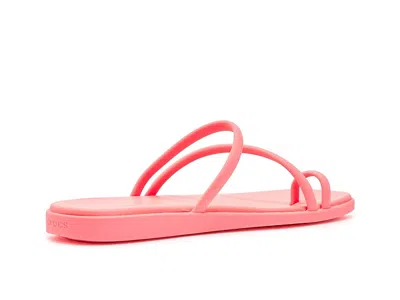 Crocs Miami Toe Loop Sandal In Pink