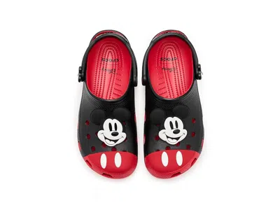 Crocs X Disney Mickey Mouse Classic Clogs In Black