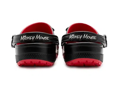 Crocs X Disney Mickey Mouse Classic Clogs In Black