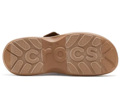 Crocs Soho Two Platform Touch-strap Sandals In Brown