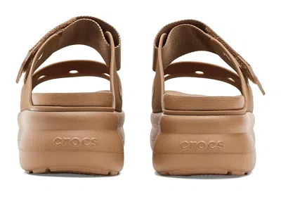 Crocs Soho Two Platform Touch-strap Sandals In Brown