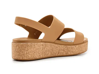Crocs Brooklyn Cork Low Wedge In Brown