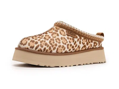 Ugg Tazz Plains Slippers Felicity Leopard Jasmine In Multi