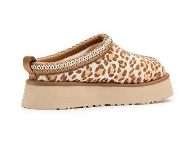 Ugg Tazz Plains Slippers Felicity Leopard Jasmine In Multi