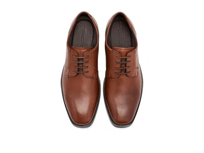 Ecco Milan Plain Toe Oxford In Brown