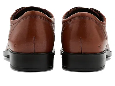 Ecco Milan Plain Toe Oxford In Brown