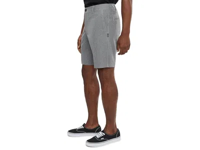 O'neill Reserve Light Check Water Repellent Bermuda Shorts In Graphite