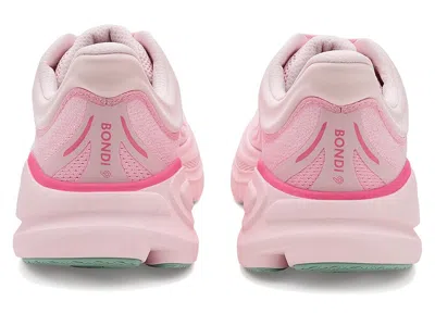 Hoka Bondi Technical Mesh Active Sneakers In Pink