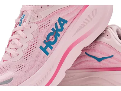 Hoka Bondi Technical Mesh Active Sneakers In Pink