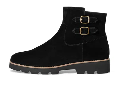 Vionic Carissa Zip Short Boots In Black