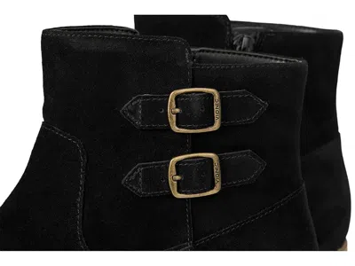 Vionic Carissa Zip Short Boots In Black