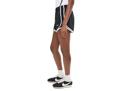 Nike Tempo Juniors Womens Mid Rise Moisture Wicking Running Short In Black
