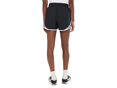 Nike Tempo Juniors Womens Mid Rise Moisture Wicking Running Short In Black