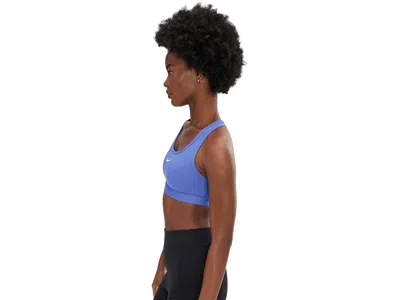 Nike Swoosh Medium Support Bra In Blue