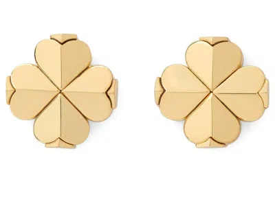 Kate Spade New York Spade Flower Stud Earrings In Gold