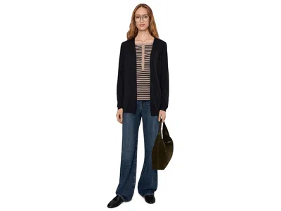 Mod-o-doc Long Sleeve Sweater In Black