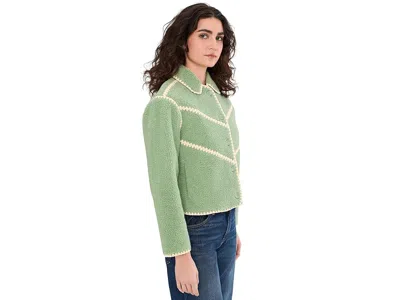Ugg Ellison Fluff Shell Jacket In Green