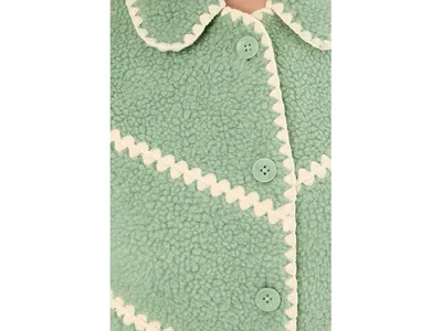 Ugg Ellison Fluff Shell Jacket In Green