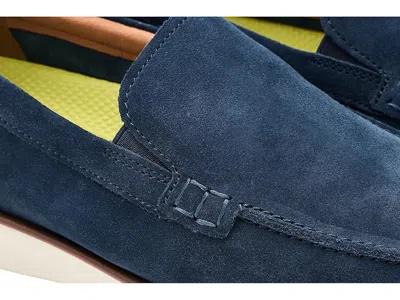 Florsheim Tropics Venetian Moc Toe Loafers In Blue