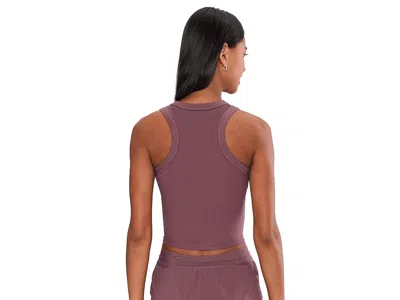 Nike One Fitted Dri-fit Cropped Tank Top In Multi