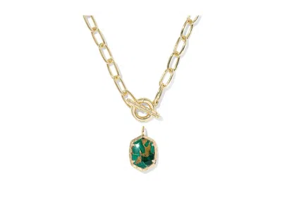 Kendra Scott Daphne Toggle Necklace In Gold
